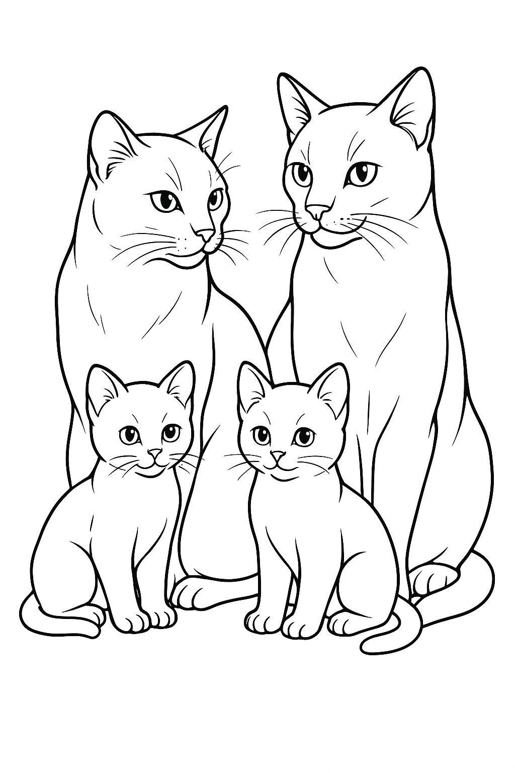Classic Cat Family