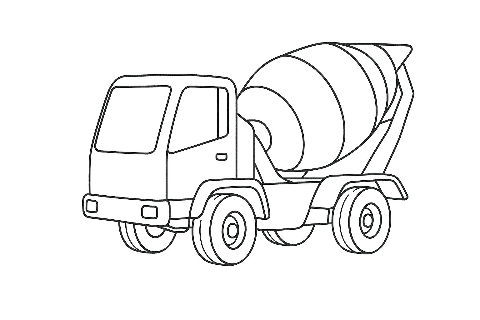 Autonomous Concrete Mixer Truck