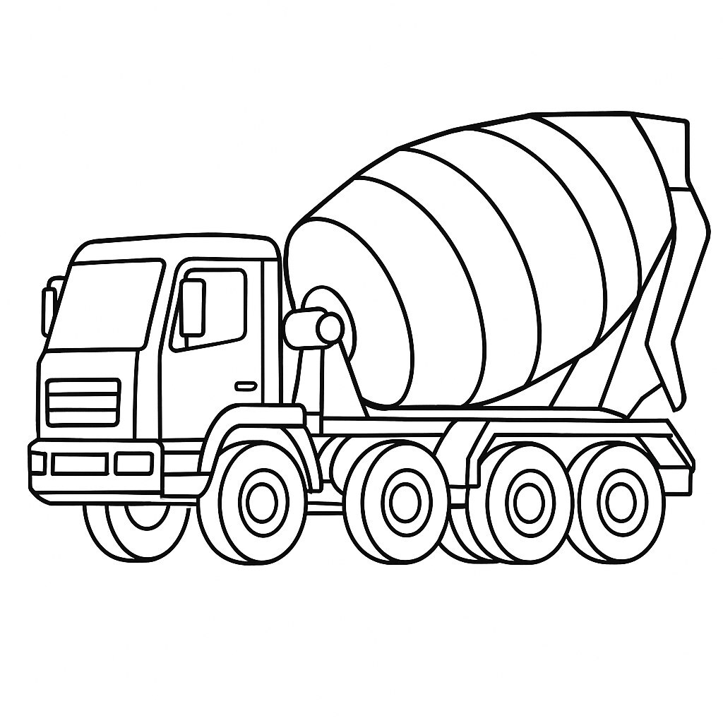 Super Large Concrete Mixer Truck