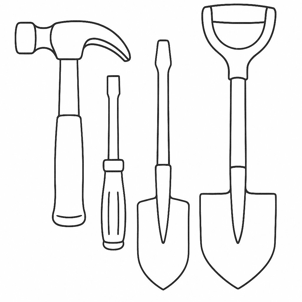 Classic Construction Tools