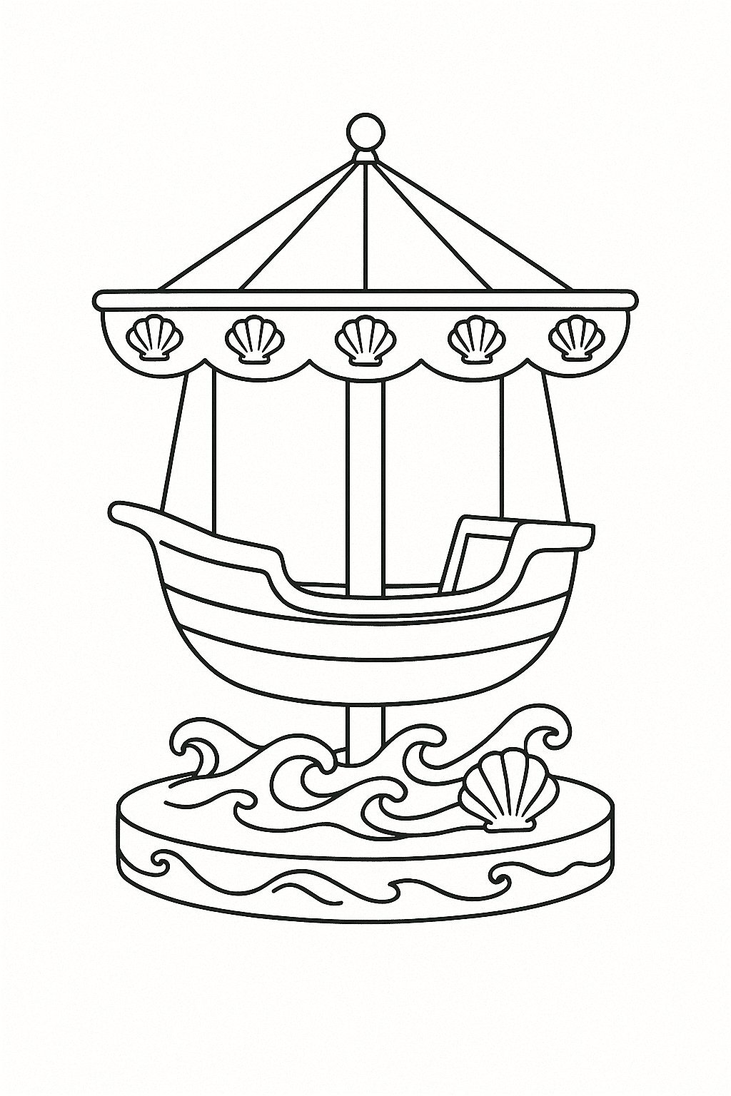 Ocean-Themed Carousel