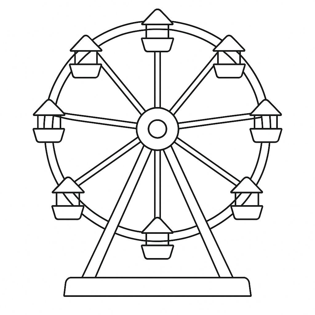 Wheel-Shaped Carousel
