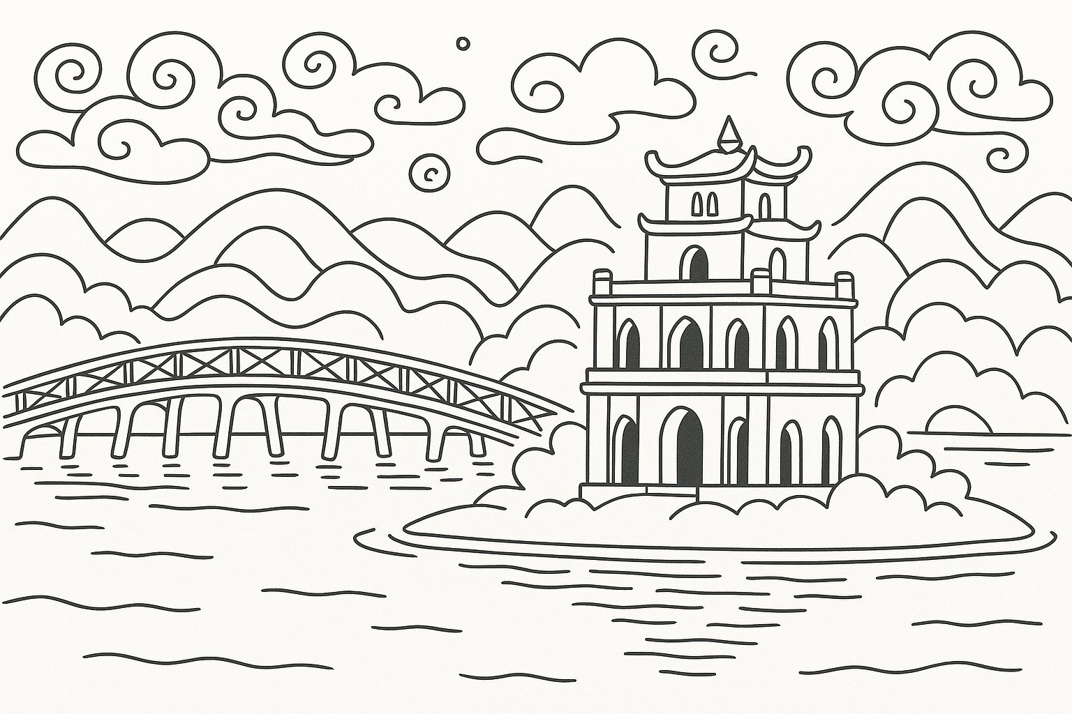 Creative Hoan Kiem Lake