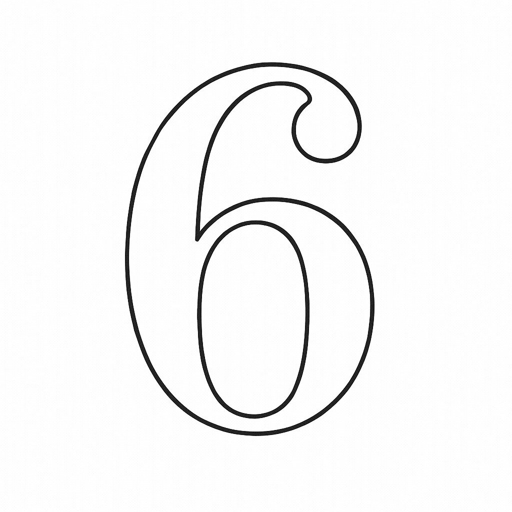 Classic Number 6