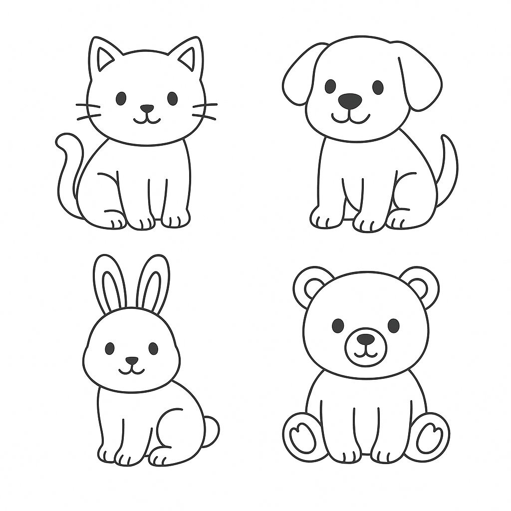 Cute Animal Illustrations