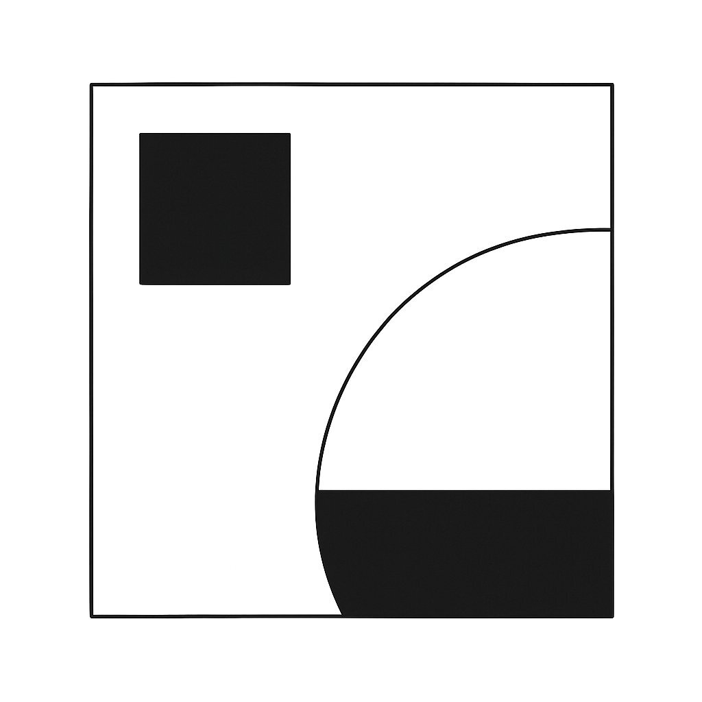 Black-and-White Minimalist Style