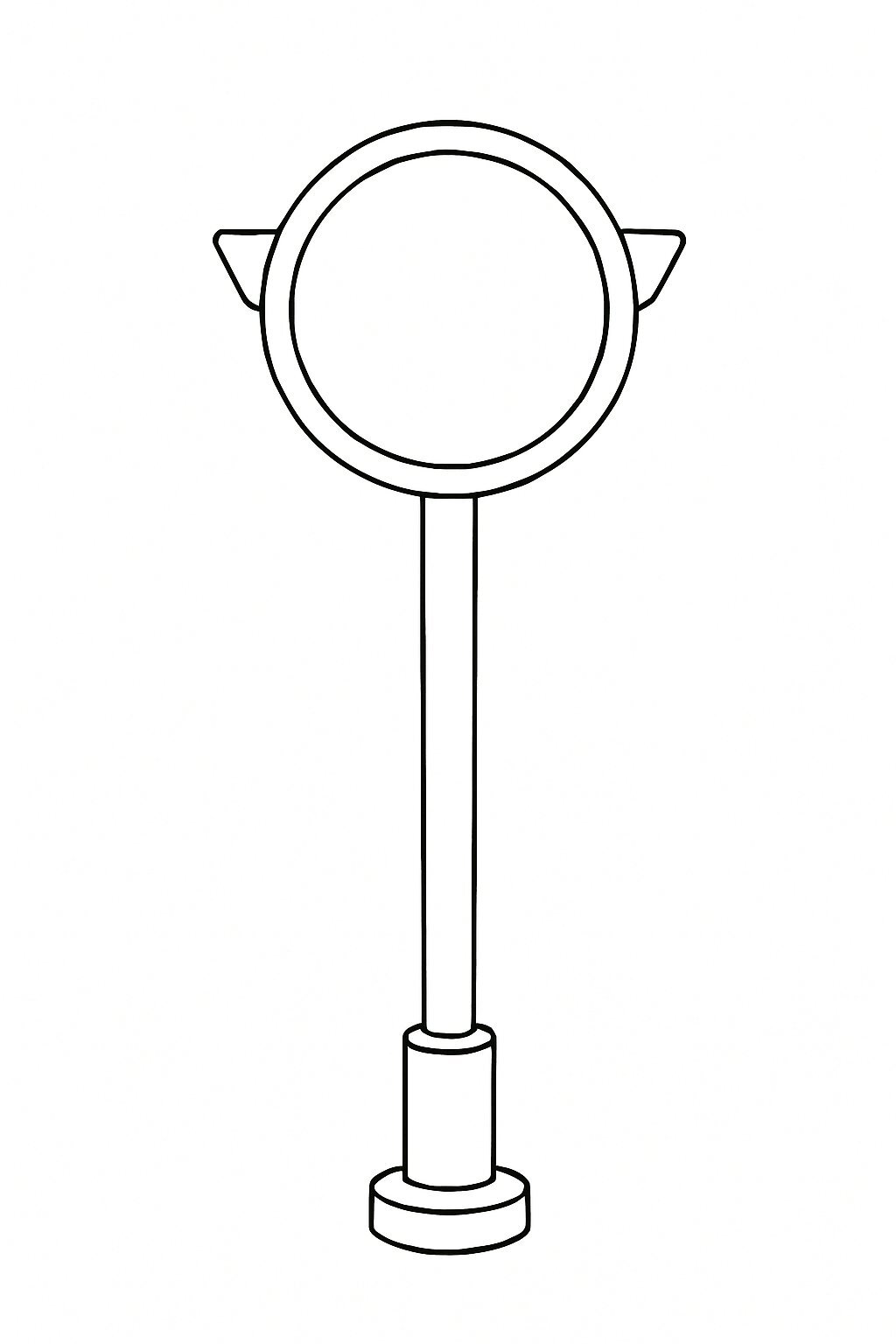 Round Traffic Light