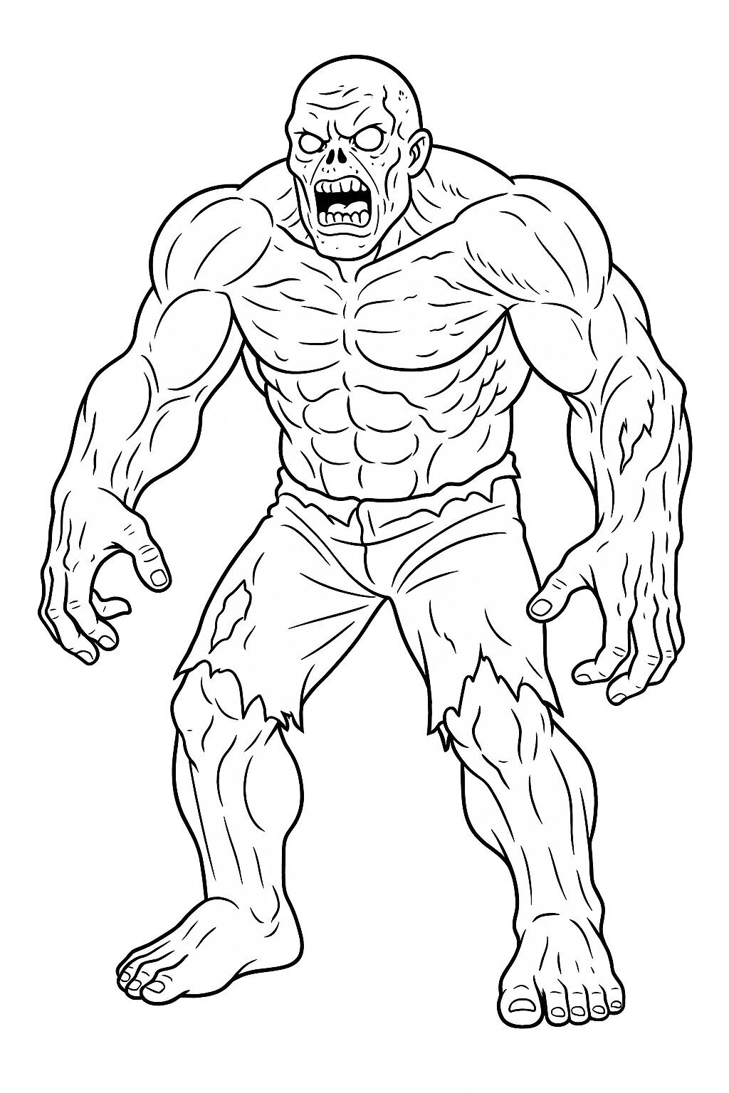 Zombie Coloring Pages for Kids - Zombie Coloring Sheets 2026