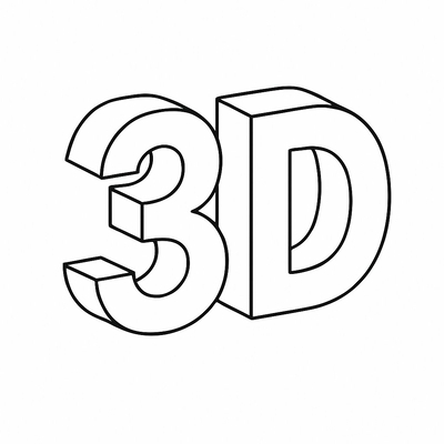 3D Coloring Pages for Kids 2026 – Free PDF Download