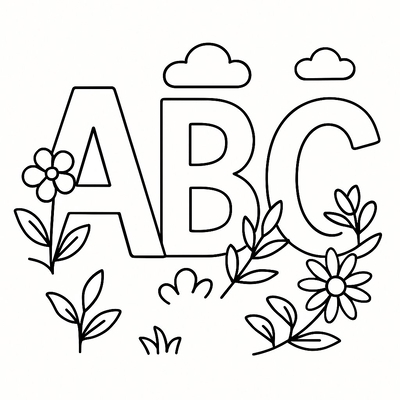 ABC Coloring Pages for Kids 2026 – Free PDF Download