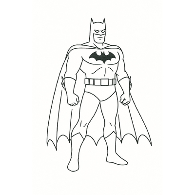 Batman Coloring Pages for Kids 2026 – Free PDF Download