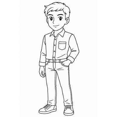 Boyfriend Coloring Pages for Kids 2026 - Free PDF Download