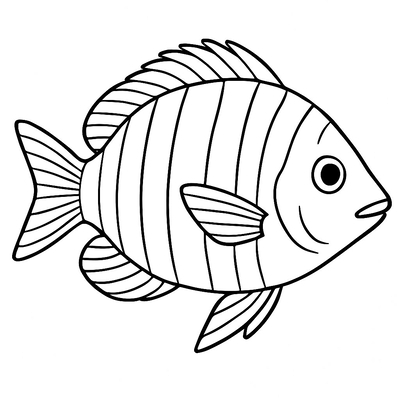 Fish Coloring Pages for Kids 2026 - Free PDF Download