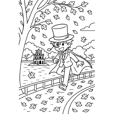 Hoan Kiem Lake Coloring Pages for Kids 2026