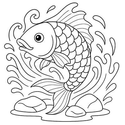 Koi Fish Coloring Pages for Kids 2026 - Free PDF Download