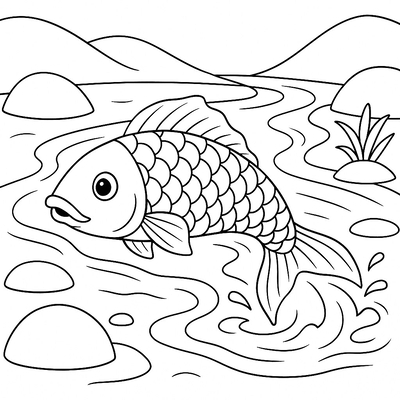 Koi Fish Coloring Pages for Kids 2026 - Free PDF Download