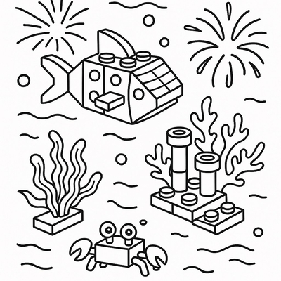 LEGO Coloring Pages for Kids 2026 – Creative Coloring Sheets