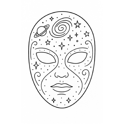 Mask Coloring Pages for Kids 2026 – Creative Coloring Sheets