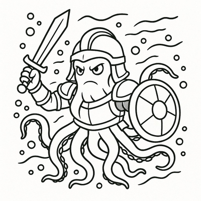 Octopus Coloring Pages for Kids 2026 – Free PDF Download