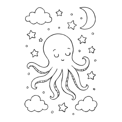 Octopus Coloring Pages for Kids 2026 – Free PDF Download