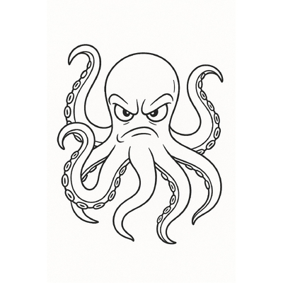 Octopus Coloring Pages for Kids 2026 – Free PDF Download