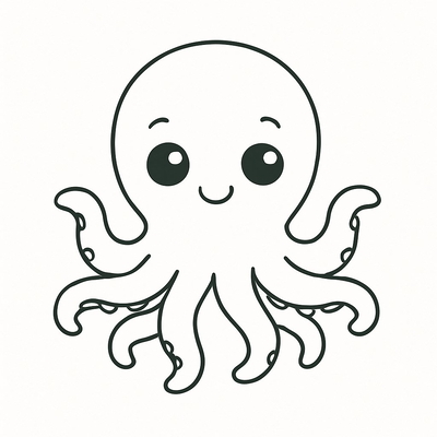 Octopus Coloring Pages for Kids 2026 – Free PDF Download