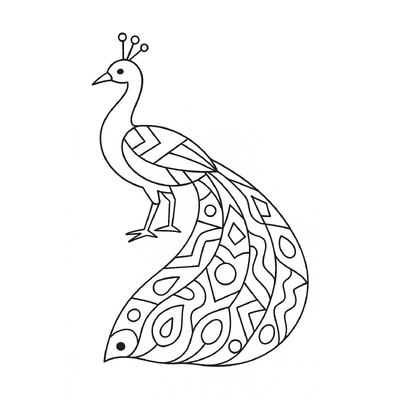 Peacock Coloring Pages for Kids 2026 – Beautiful and Eye-Catching Designs