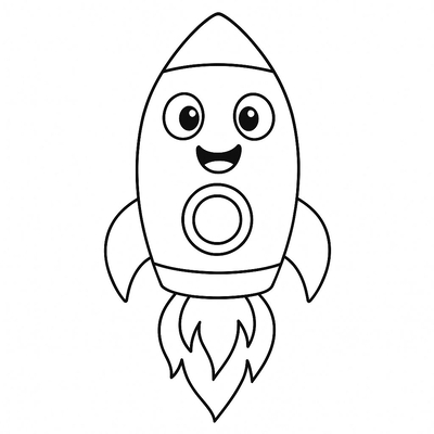 Rocket Coloring Pages for Kids 2026 – Free PDF Download