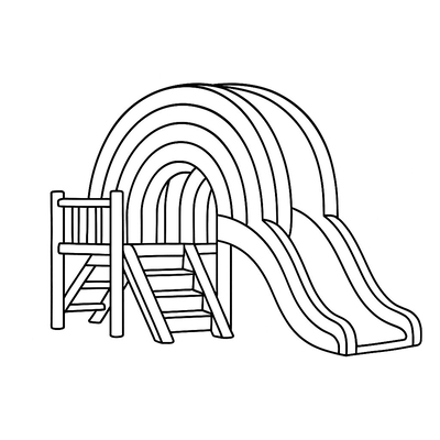 Slide Coloring Pages for Kids - Coloring Pictures 2026
