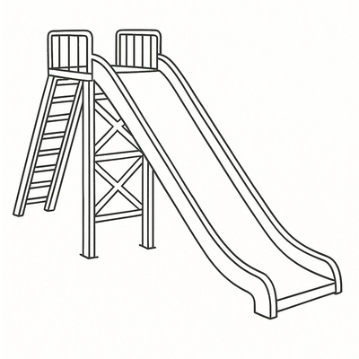 Slide Coloring Pages for Kids - Coloring Pictures 2026