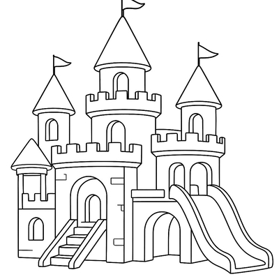 Slide Coloring Pages for Kids - Coloring Pictures 2026