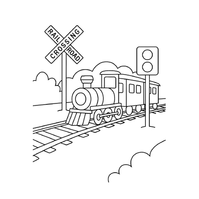 Traffic Safety Coloring Pages for Kids 2026