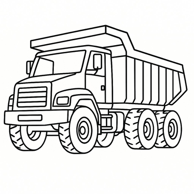 Truck Coloring Pages for Kids - Coloring Sheets 2026