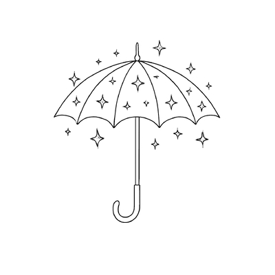 Umbrella Coloring Pages for Kids 2026 – Cute and Fun Designs