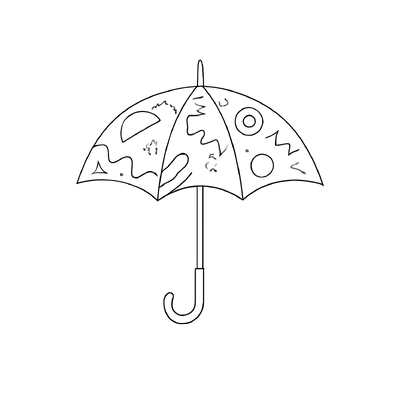 Umbrella Coloring Pages for Kids 2026 – Cute and Fun Designs