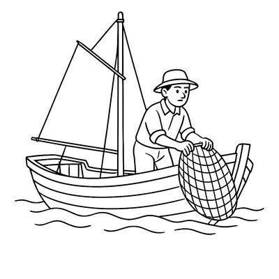 Waterway Transportation Coloring Pages 2026