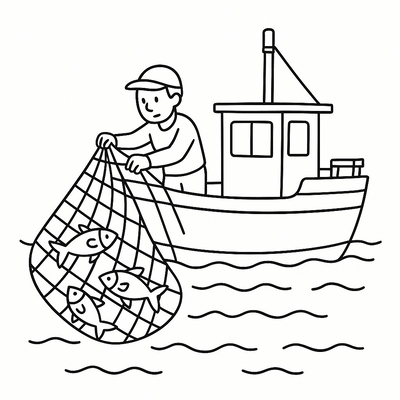 Waterway Transportation Coloring Pages 2026