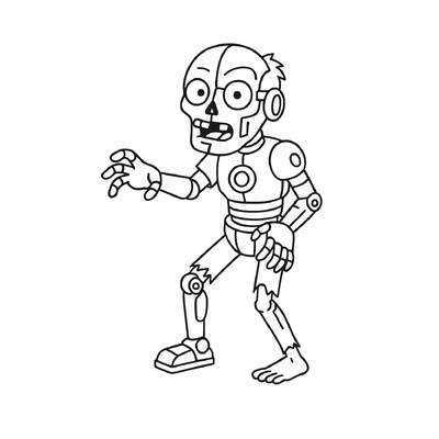 Zombie Coloring Pages for Kids - Zombie Coloring Sheets 2026