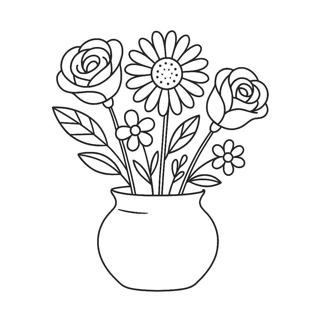 Vibrant Flower Vase