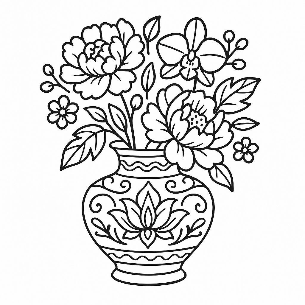 Artistic Flower Vase