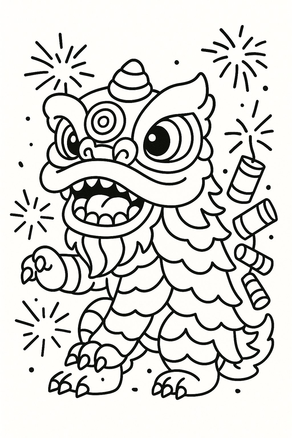 Firecracker Lion