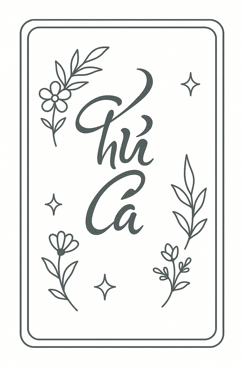 Calligraphy Card