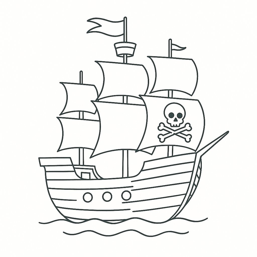 Pirate Sailboat