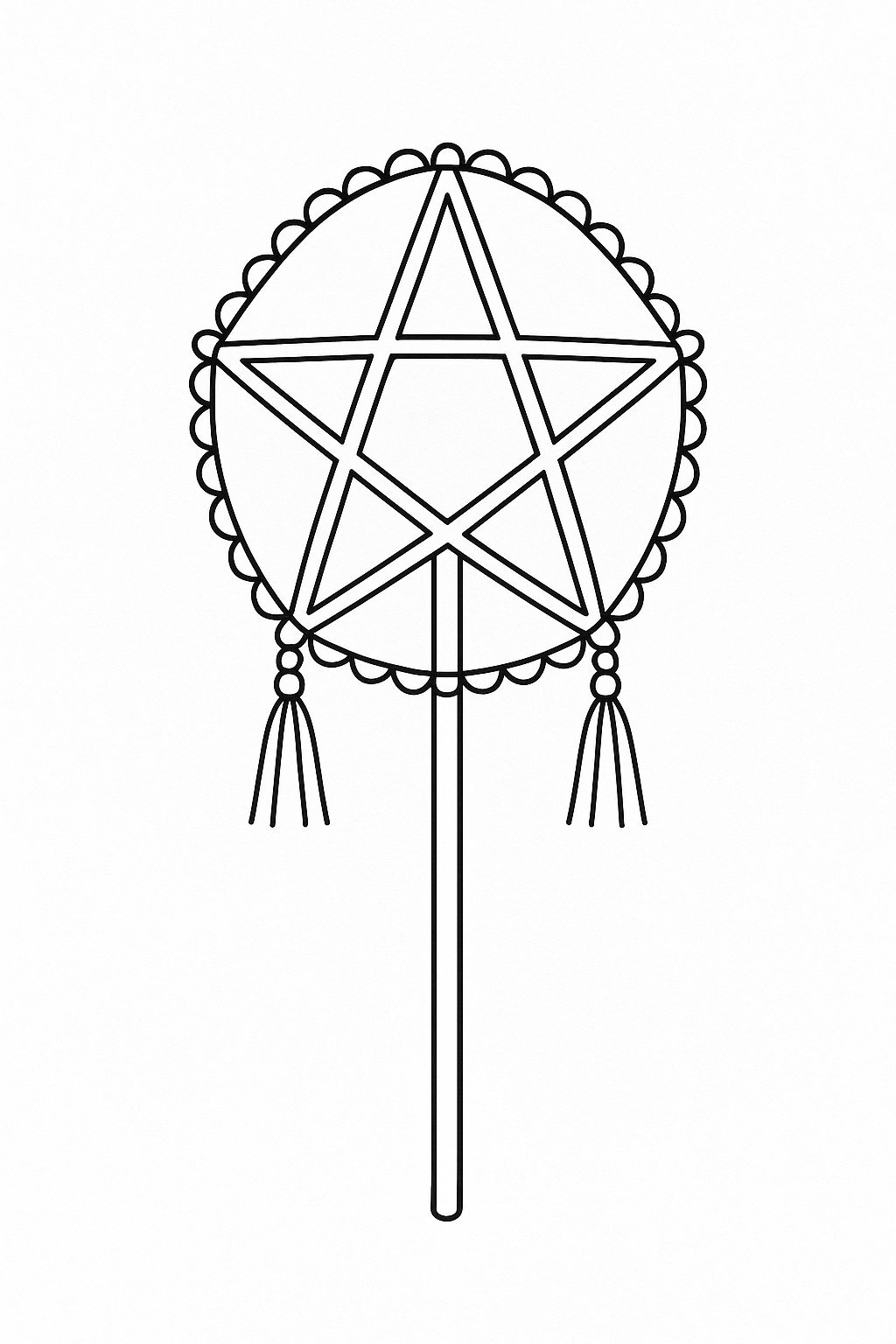 Multicolored Star Lantern