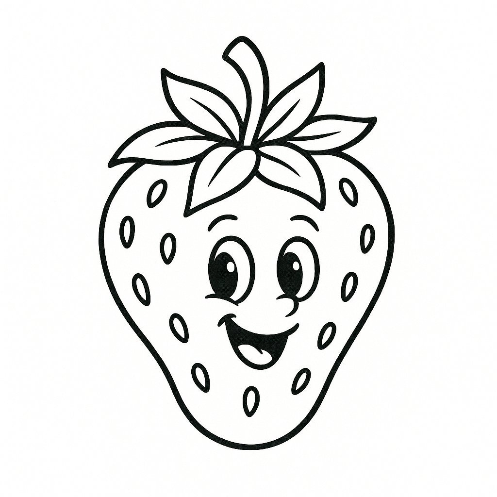 Cartoon Strawberry