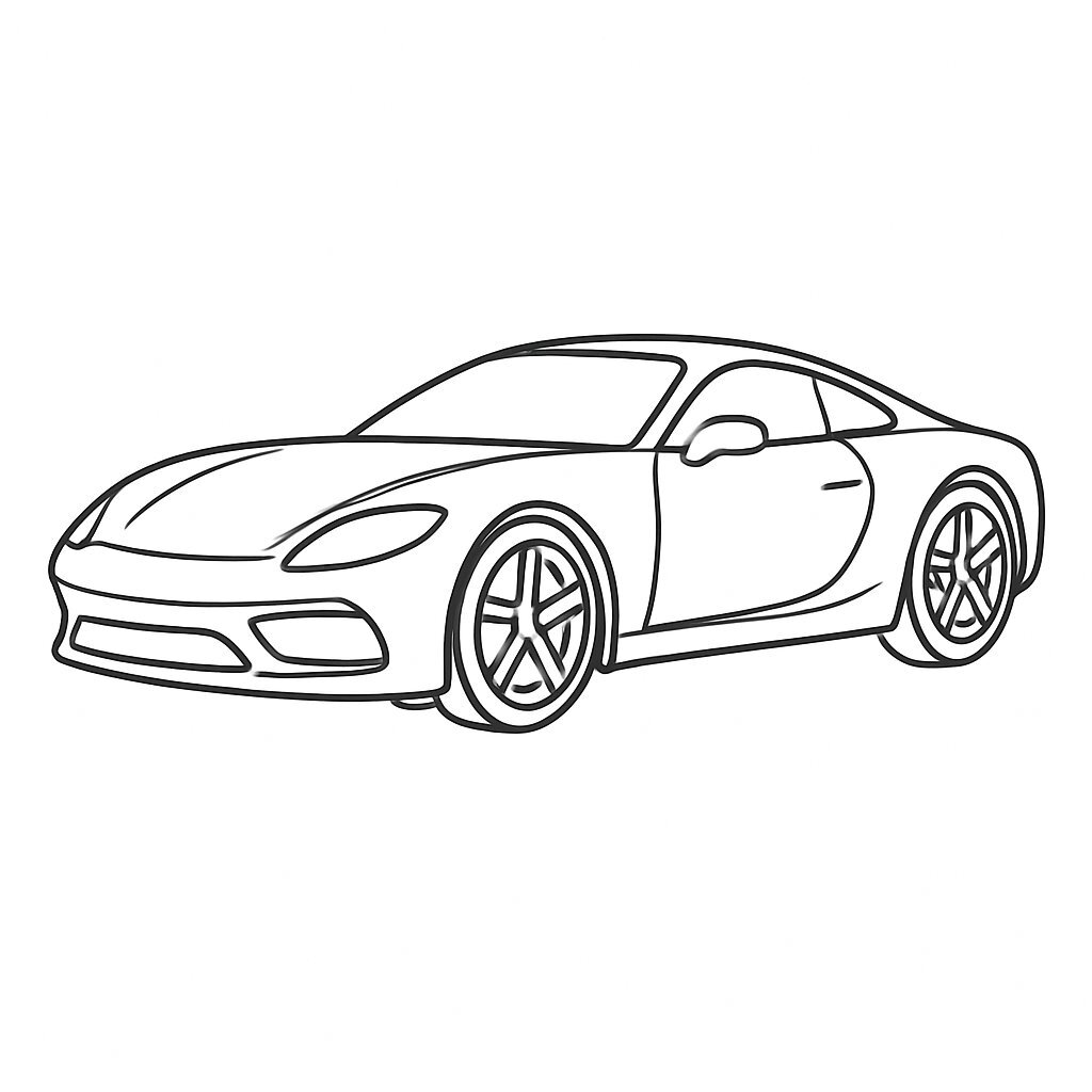 Sleek Supercar