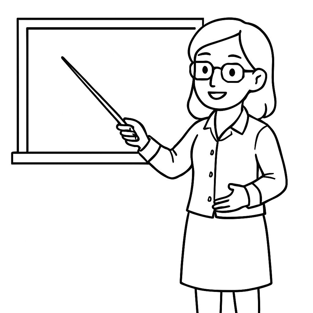 Teacher Giving a Lesson