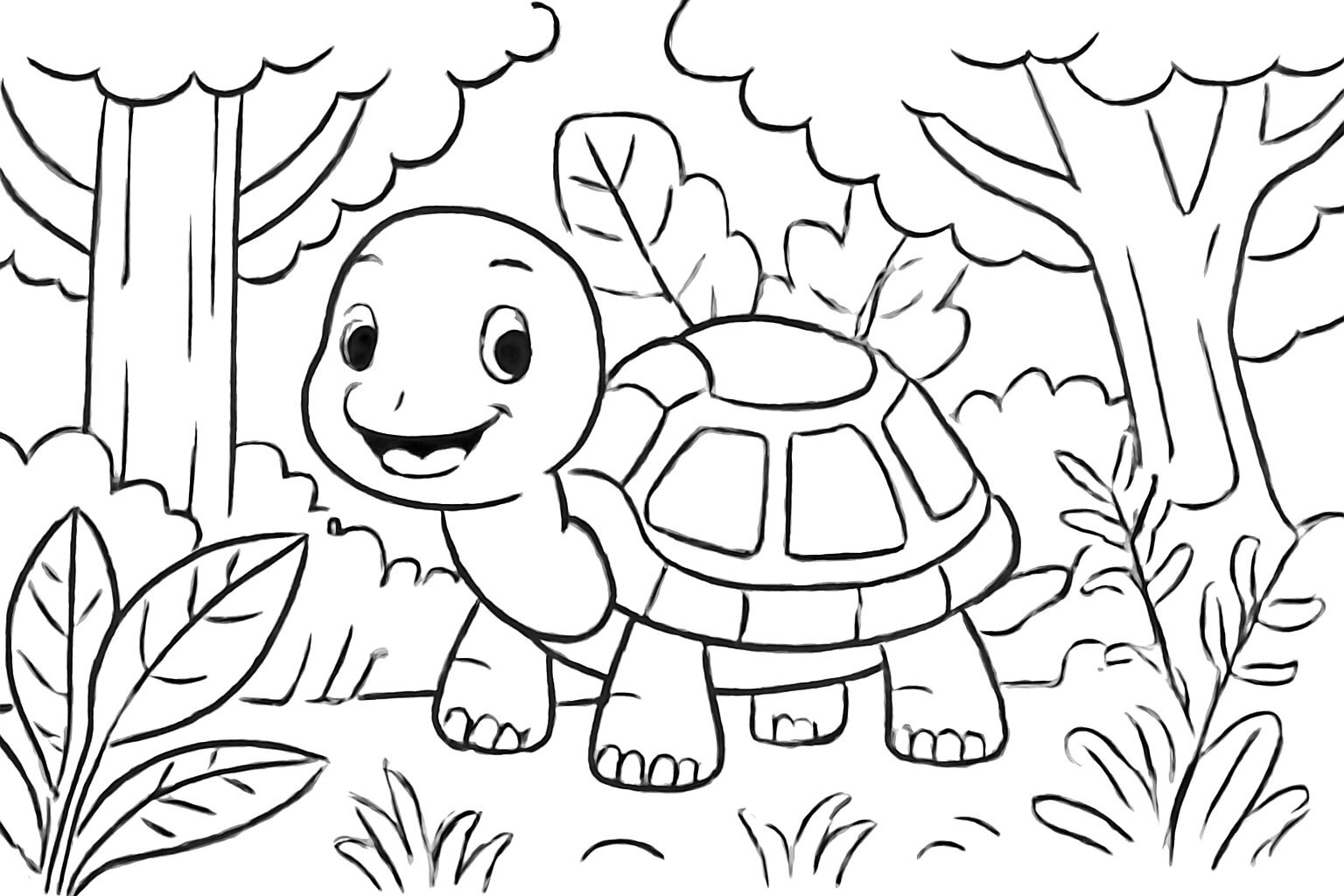 Turtle in the Forest