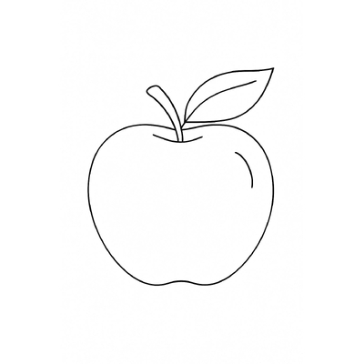 Apple Coloring Pages for Kids 2026 - Fun Apple Coloring Pictures