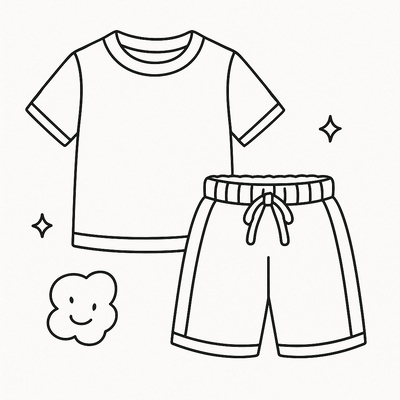 Boys’ and Girls’ Clothing Coloring Pages 2026 - Unleash Creativity